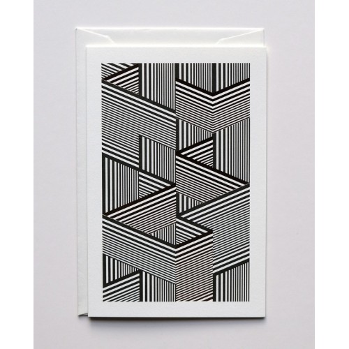 Greeting Card B6 " Labyrinth " - Haferkorn & Sauerbrey