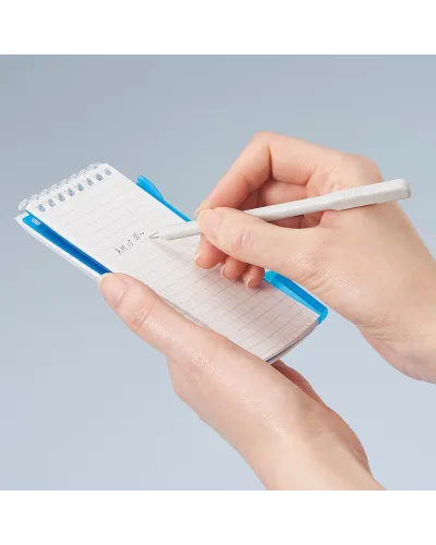 Blocco note con penna per memo e appunti con rilegatura a anelli