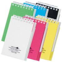 Notepad with pen for memos and notes with ring binding