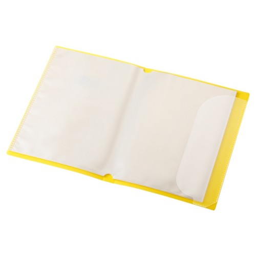 Clear book A5 size with 10 envelopes for A4 documents