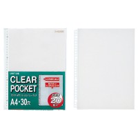 Replacement pockets for A4 document holders