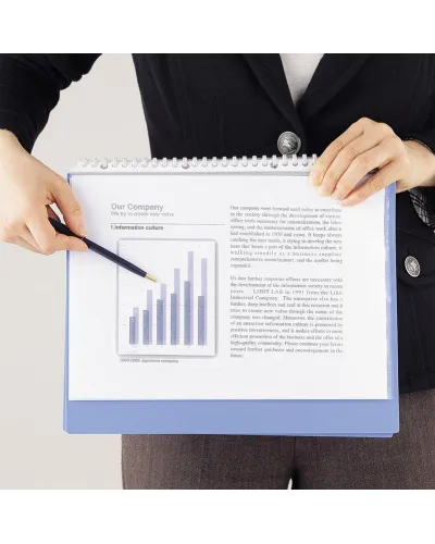 Buste di ricambio per portadocumenti A4