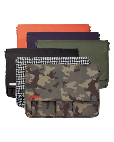 Borsa in cordura per pc 13 pollici con anelli per tracolla