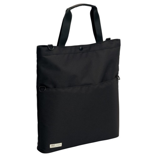 Shopping bag B4-A4 with handles and rings for shoulder strap