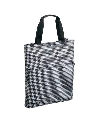 Durable B4-A4 shopping bag with handles and shoulder strap loops