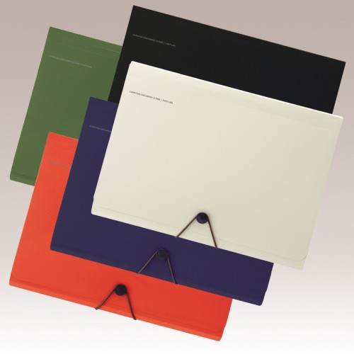 Extendable A4 document holder with 6 pockets