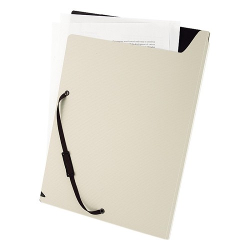 A4 Notepad Folder with Elastic, Clip and Pen Holder