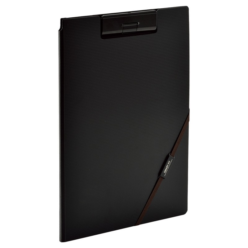 A4 notepad folder with internal pockets, clip and pen holder