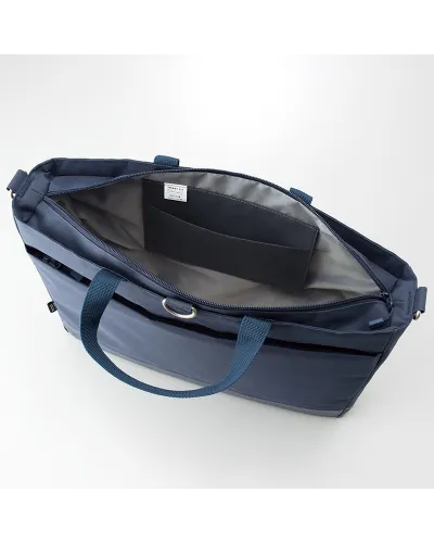 Laptop bag convertible into a backpack with shoulder strap rings