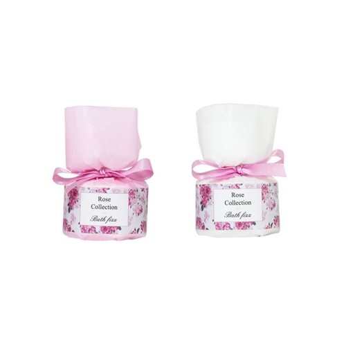 bomba da bagno rilassante alla fragranza di rosa