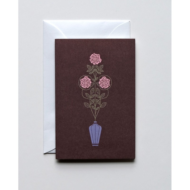 Greeting Card A7 " Three Rose " - Haferkorn & Sauerbrey