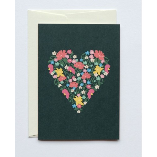 5 Greeting Card Set A6 " Floral Heart " - Haferkorn & Sauerbrey