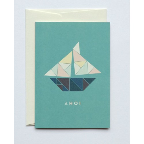 5 Greeting Card Set A6 " Ahoi " - Haferkorn & Sauerbrey