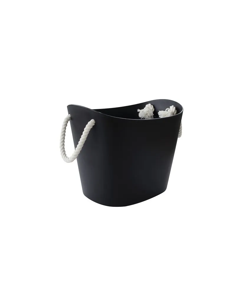 Cestino Portaoggetti, Contenitore Portatutto con Manici in Corda di Cotone