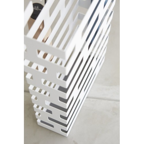 compact umbrella stand in steel