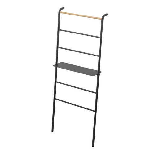 Space-saving ladder shelf