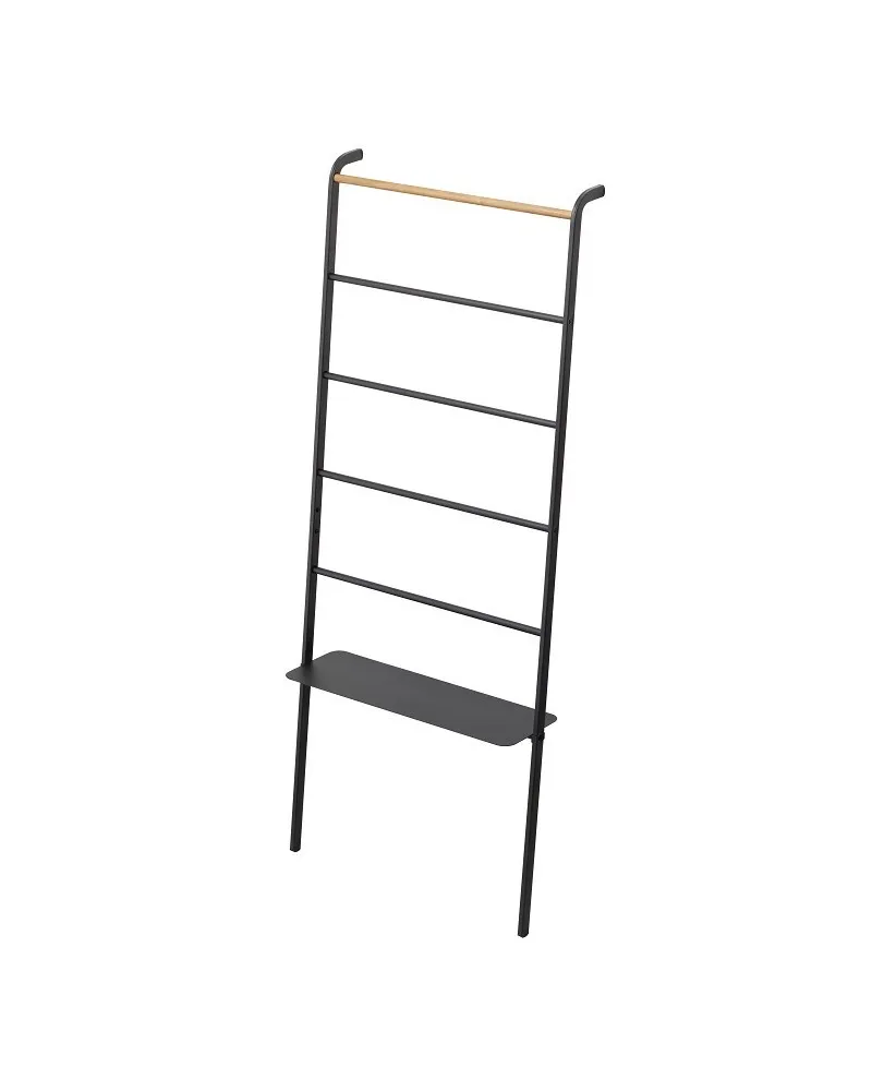 Relaxdays Portasciugamani Da Appendere Alla Porta - 3 Aste, Nero - Senza Bisogno Di Forare - Foto 5