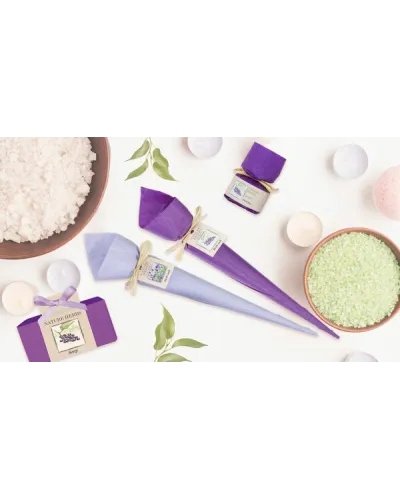 bomba da bagno rilassante alla fragranza di uva dolce