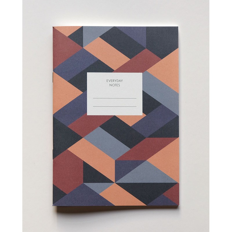 Notebook A5 Plain " Mosaic " - Haferkorn & Sauerbrey