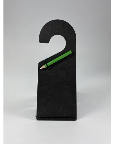 Lavagna con gessetti per messaggi