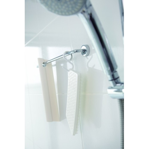 S-shaped coat hook with flexible head