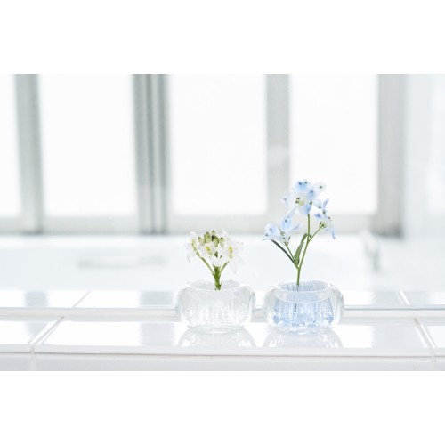 glass jar with kenzan