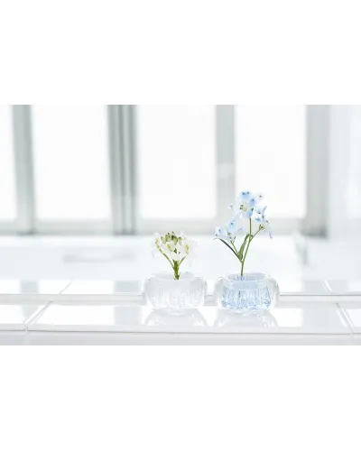 vaso in vetro per fiori