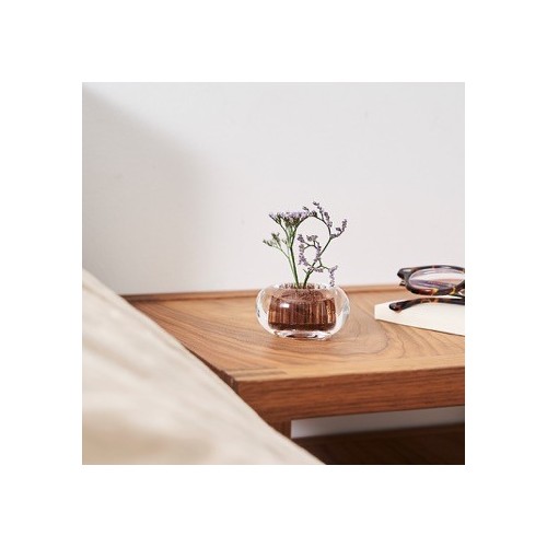 small and elegantly designed flower vase