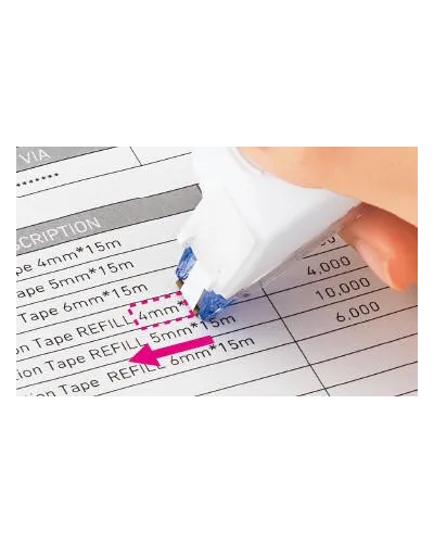 Ricarica per Correttore a Nastro Modalità Inversa