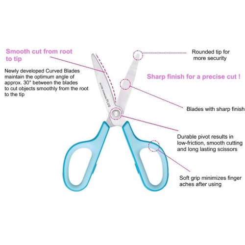 forbici con punta arrotondata