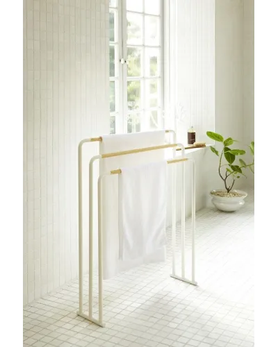 Space-saving towel holder