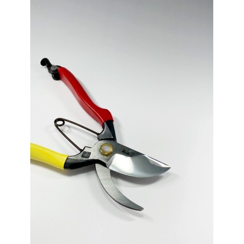 Professional scissors for pruning, agriculture, gardening in Japanese steel with non-slip coating