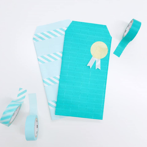 Masking Tape Roll in Japanese Washi Paper, Basic Color "1P Basic" - mt