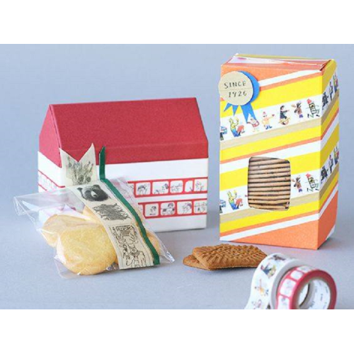 Set Nastro Adesivo Washi Carta Giapponese "Gift Box 5p" - mt