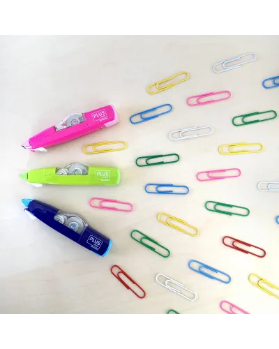 pen with correction tape