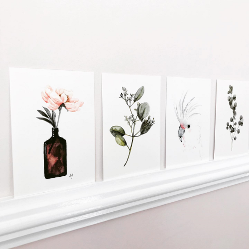 Postcards " Flower Bouquet ", Atelier Leo La Douce