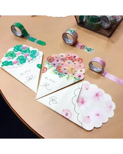 masking tape with Japanese decorative patterns