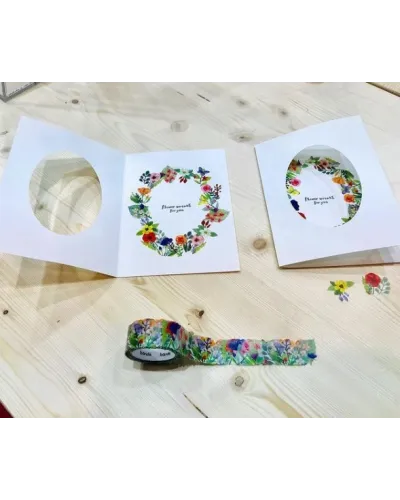 masking tape with Japanese decorative patterns