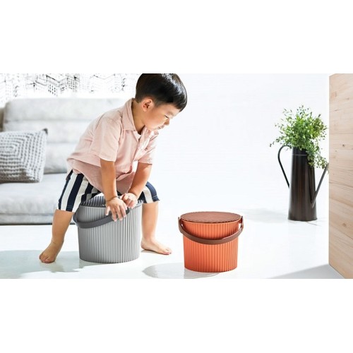 Portaoggetti Impilabile con coperchio