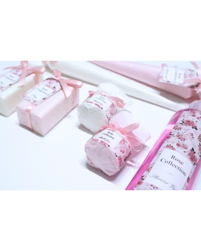 bomba da bagno rilassante alla fragranza di rosa