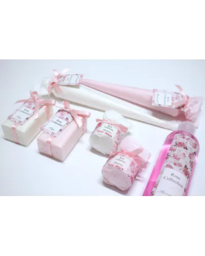 bomba da bagno rilassante alla fragranza di rosa