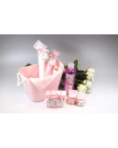 bomba da bagno rilassante alla fragranza di rosa