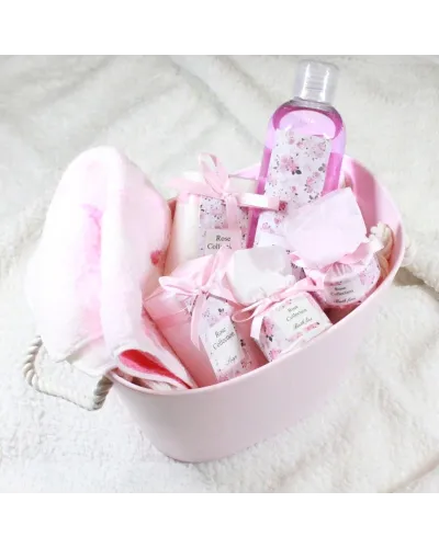 bomba da bagno rilassante alla fragranza di rosa