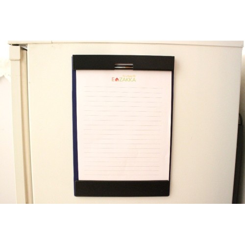 A4 vertical notepad holder with magnetic fastening