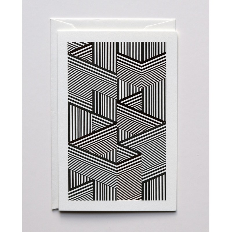 5 Greeting Cards B6 " Labyrinth " - Haferkorn & Sauerbrey