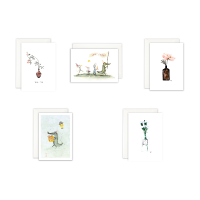 Set of 5 Greeting Cards,...