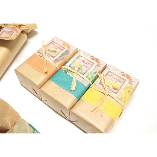 gift set of moisturizing argan handmade soap 6pcs