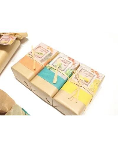 handmade natural soap bar mint