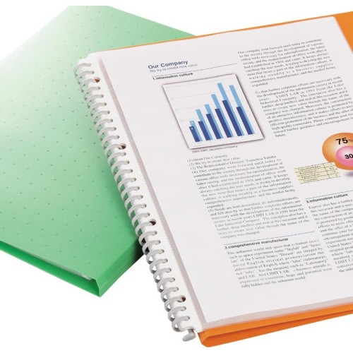 display book A4 size with 15 envelopes for A4 documents