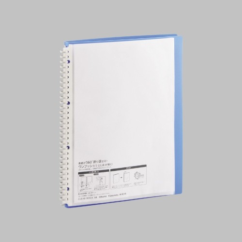 Lightweight A4 document holder with 15 envelopes